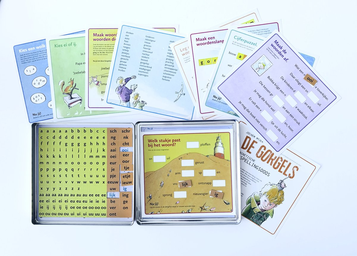 De Gorgels - De Gorgels magnetische spellingsdoos — afbeelding 6