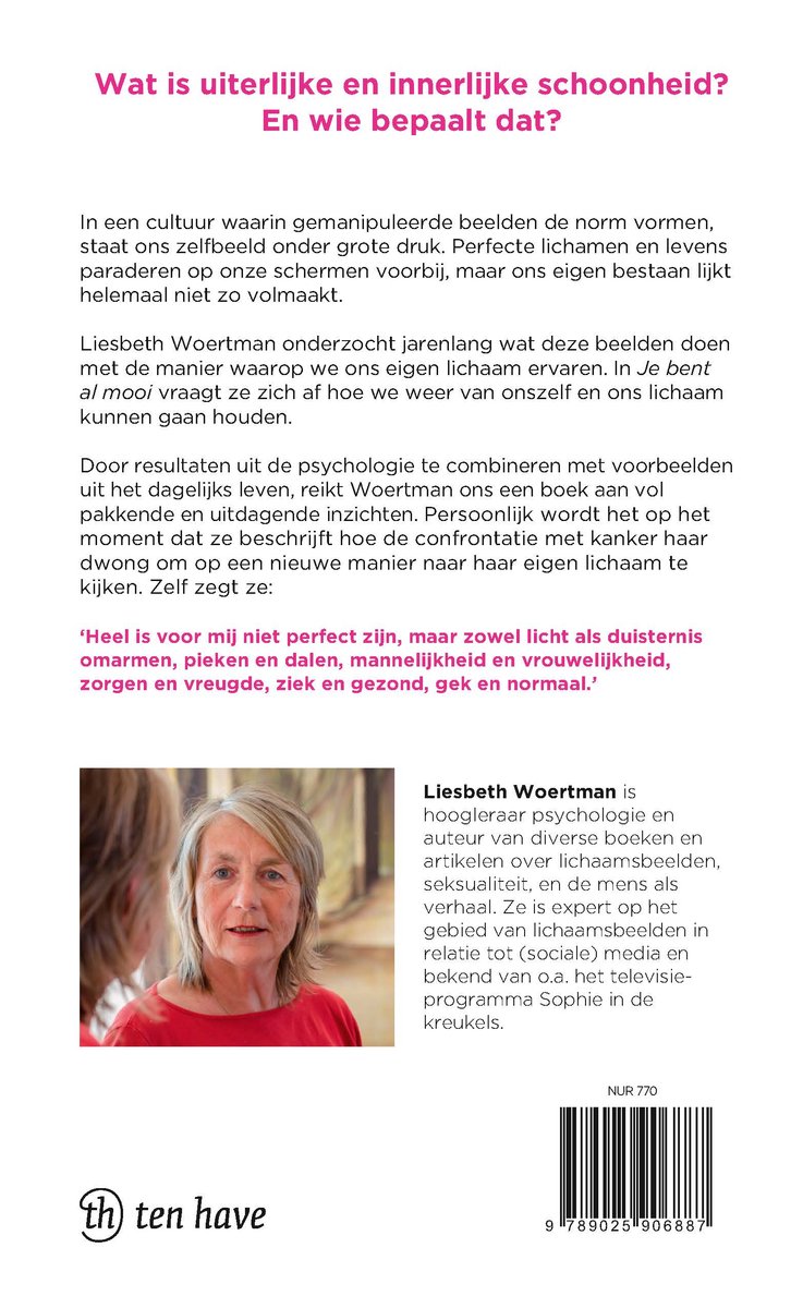 Je bent al mooi - back cover