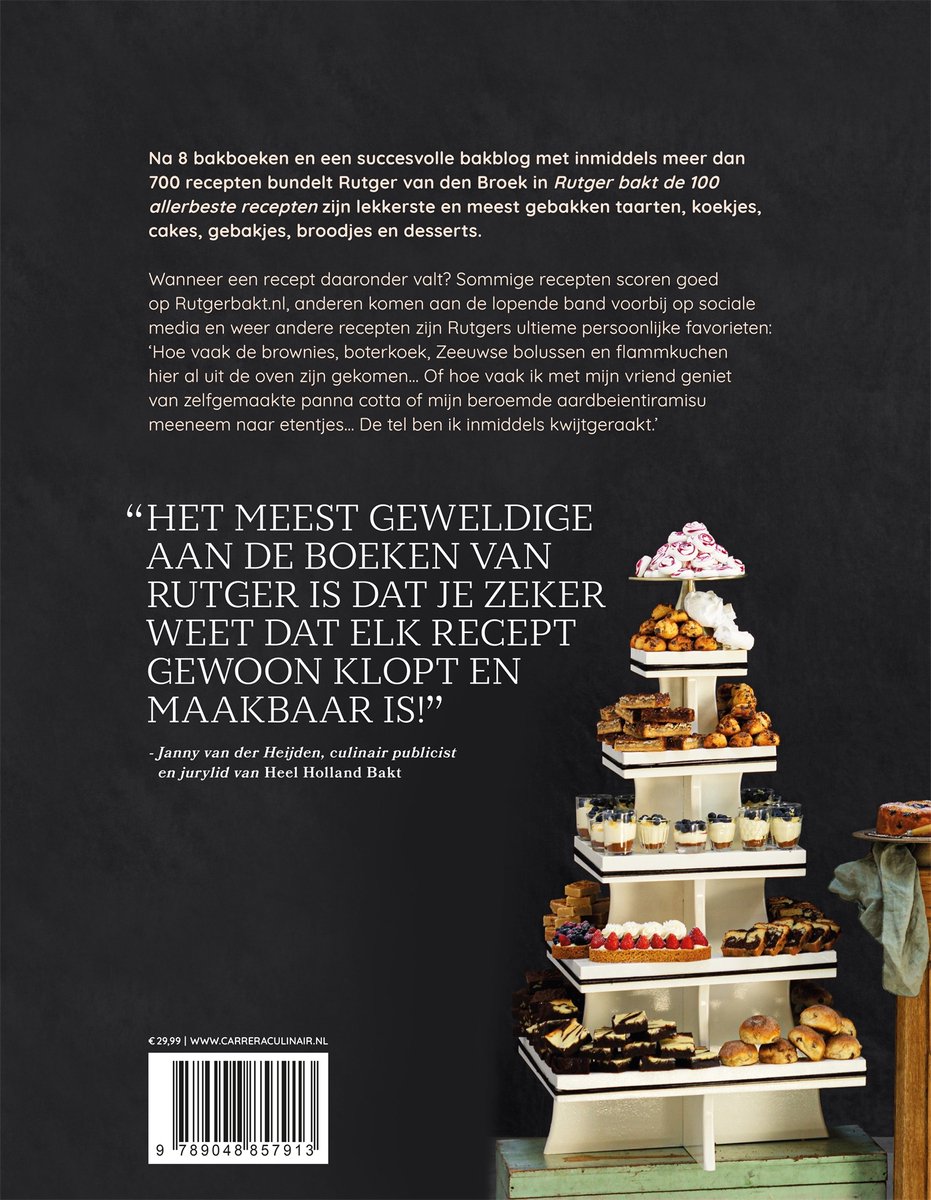 Rutger bakt de 100 allerbeste recepten - back cover