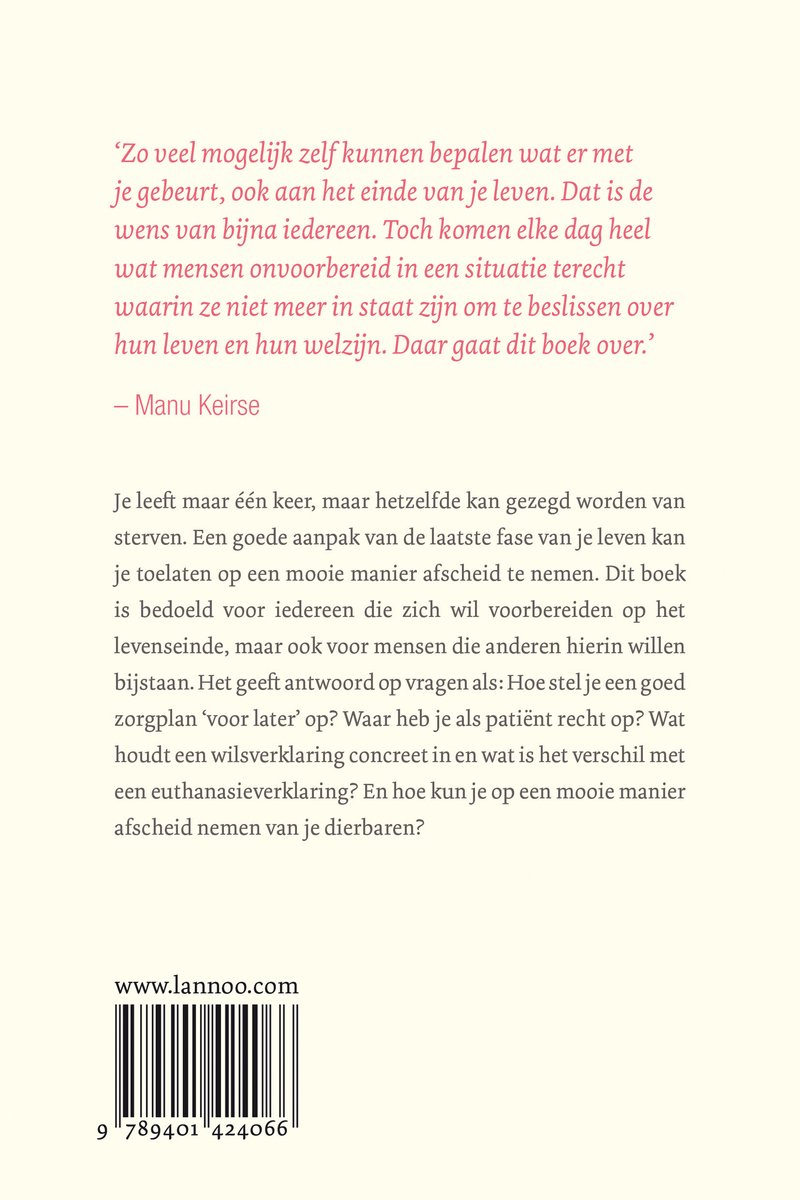 Als ik er niet meer ben - back cover