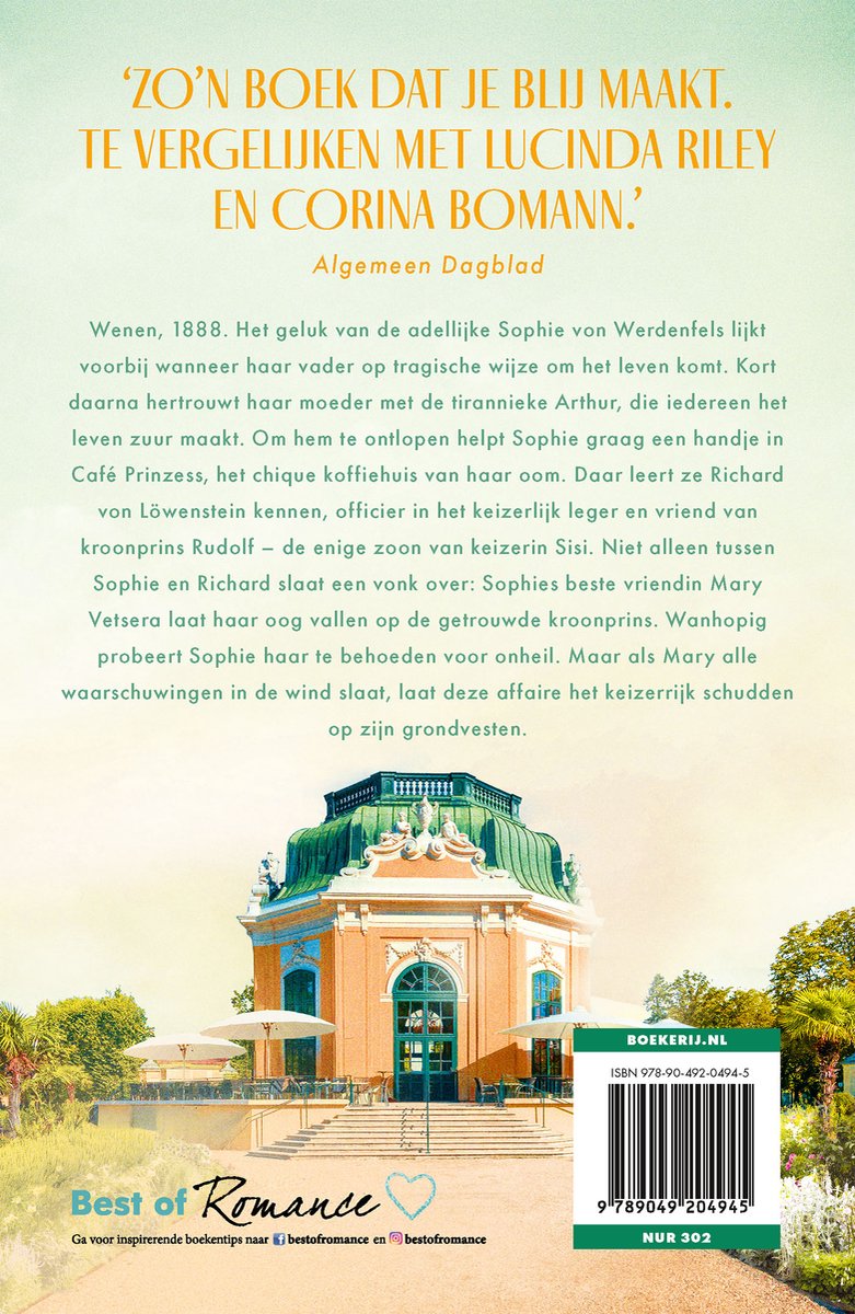 Het Weense koffiehuis 1 - Het Weense koffiehuis - back cover