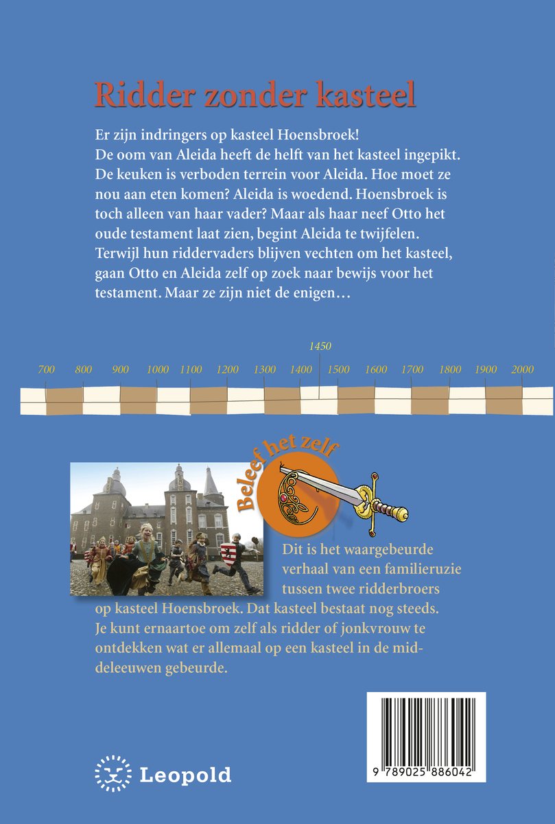 Ridder zonder kasteel - back cover