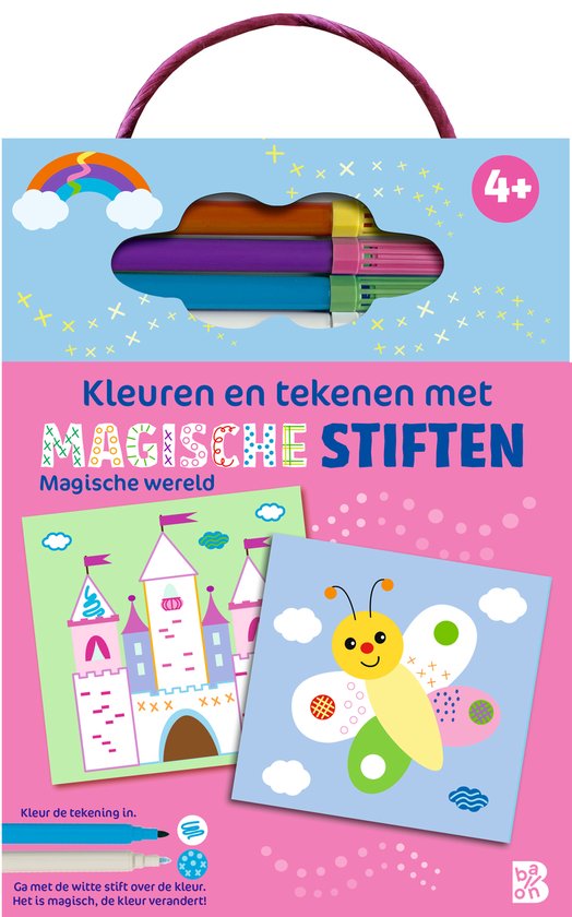 Kleuren en tekenen met magische stiften: Magische wereld - cover