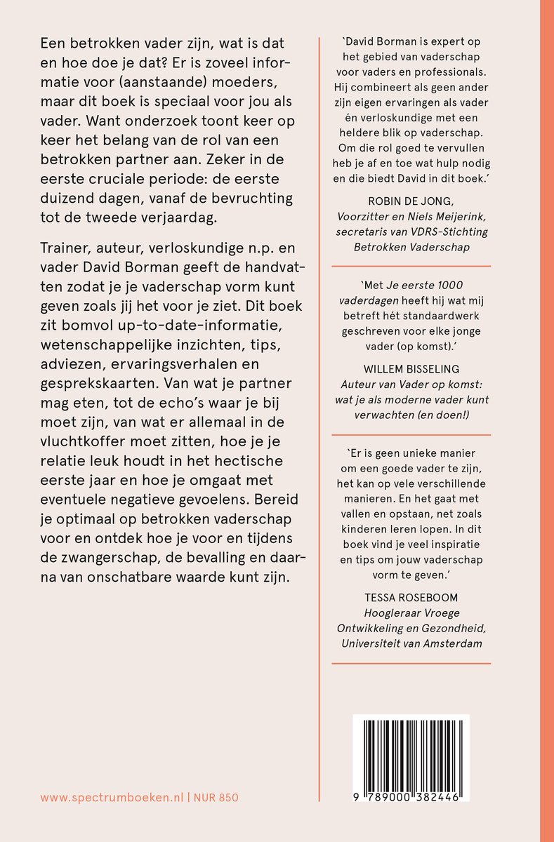 Je eerste 1000 vaderdagen - back cover