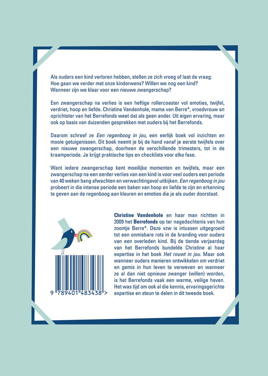 Een regenboog in jou - back cover