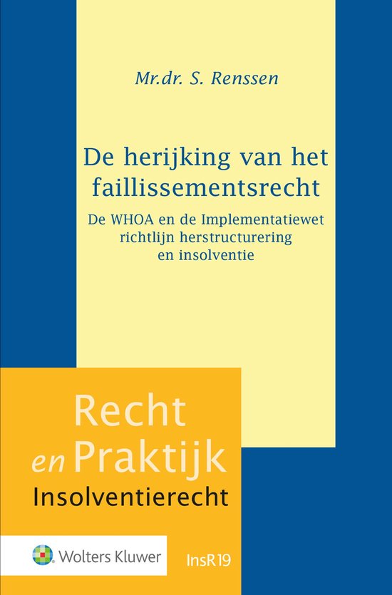 De herijking van het faillissementsrecht - cover