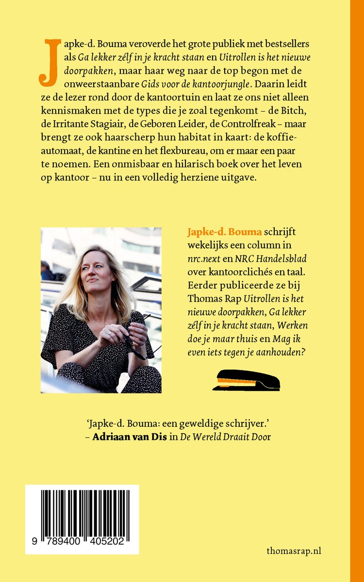 Gids voor de kantoorjungle - back cover
