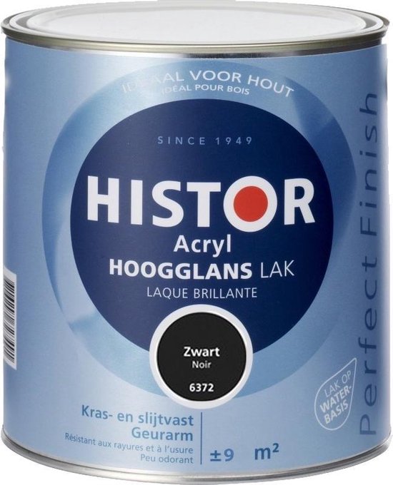 Acryl Hoogglans Lak 750 ml Zwart | bol.com