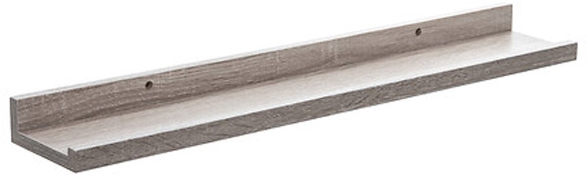 5Five® Five foto wandplank Fixy - beige - eiken hout look - 58 x 10 x 4 cm