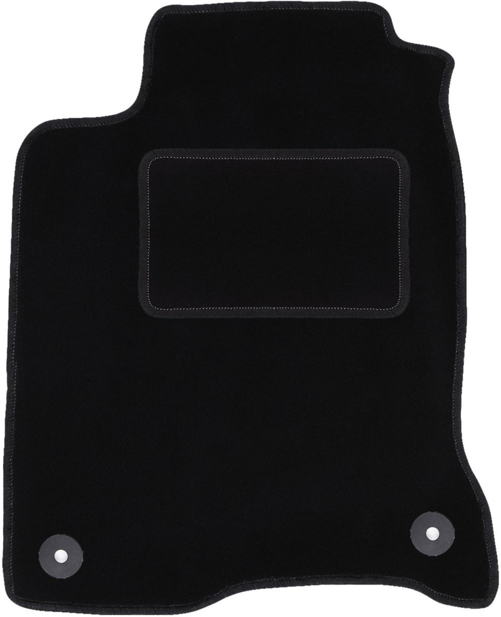 Bestuurdersmat zwart voor: Renault Laguna III coupé (2007-2015)