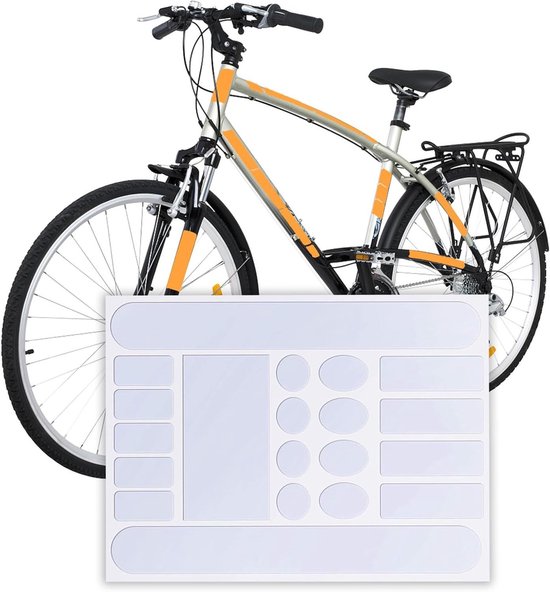 Helweet Randbescherming beschermfolie, autofolie, transparant, zelfklevend, universele lakbeschermingsfolie, zelfklevende autobeschermfolie voor auto, fiets, motorfiets, 5 cm x 10 m