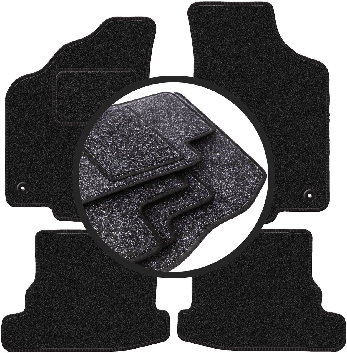 ANTHRA automatten voor: Volkswagen Polo III 6N hatchback, sedan, classic (1994-1999)