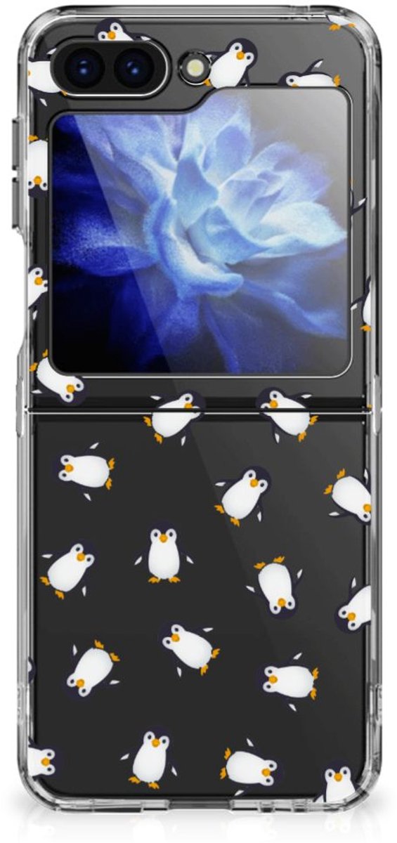 TPU bumper voor Samsung Galaxy Z Flip 6 Pinguïn