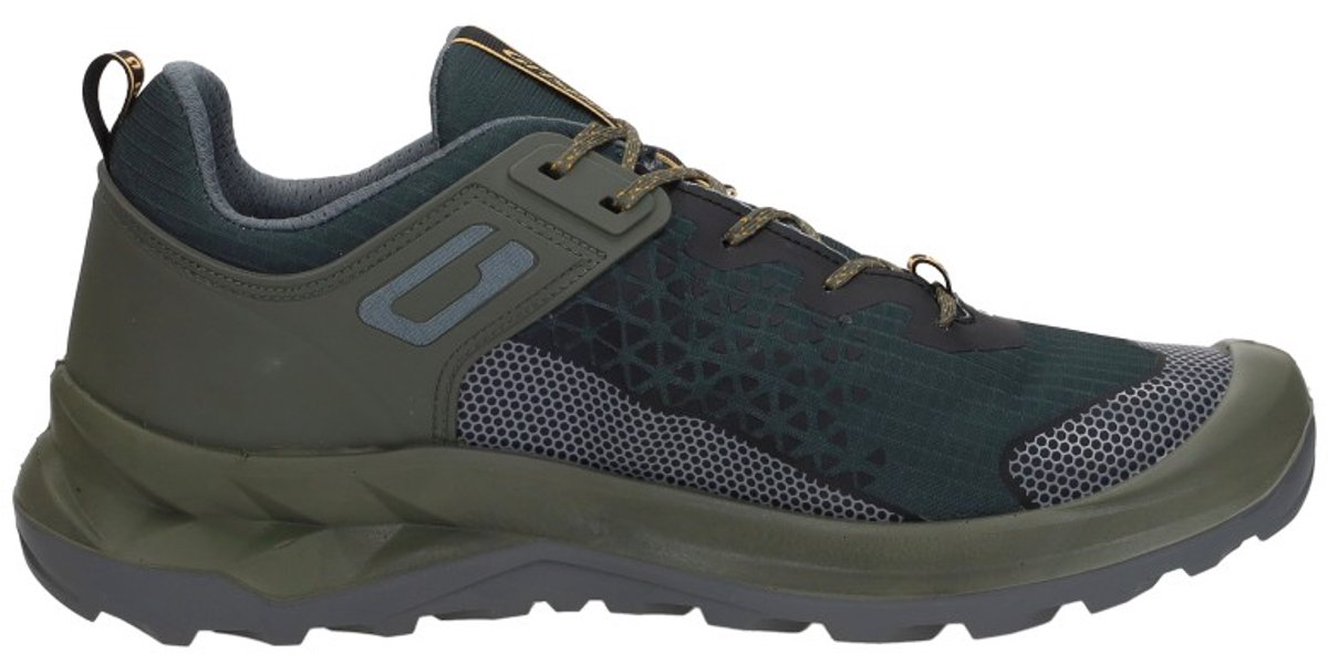 Grisport Explorer Low Wandelschoen Dames leren lage wandelschoenen Donkergroen