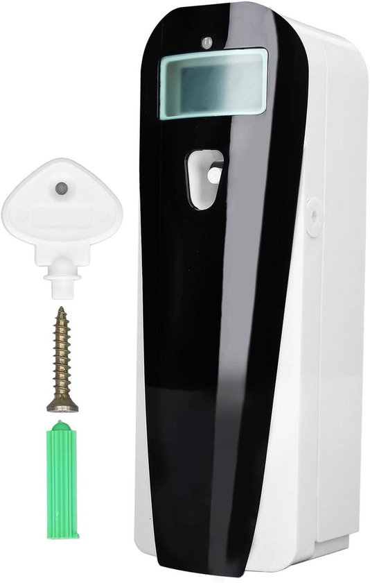 Rehomy Désodorisant automatique à piles, distributeur de parfum mural pour salle de bain et salle de bain
