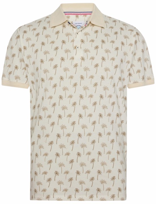 Polo à manches courtes beige « Un poisson nommé Fred »