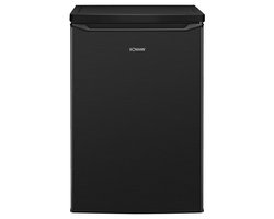 Bomann KS 7251 – Tafelmodel koelkast met vriesvak – 109 Liter - Zwart Inox Look – energieklasse C