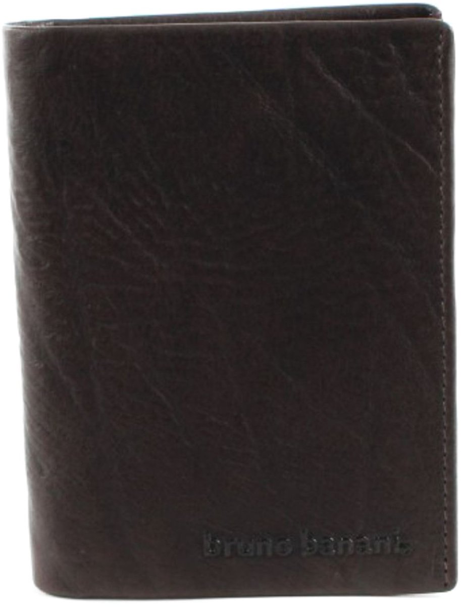 bruno banani Leren Portemonnee Africa Wallet Brown Donkerbruin