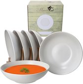 MamboCat Eucalyptus Ontbijtset, 12-delig, 6 x kleine borden en