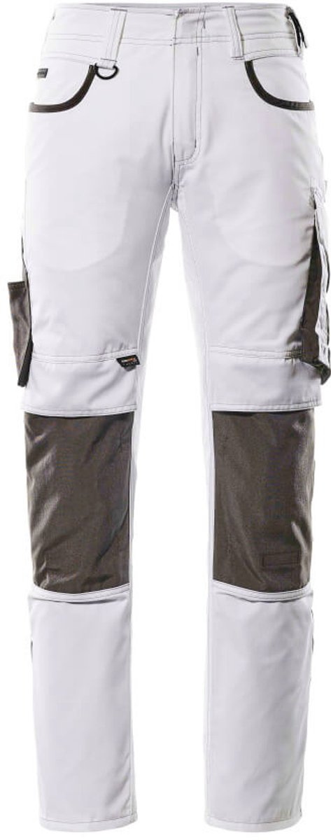 Mascot Unique Broek met kniezakken 13079-230 - wit/donkerantraciet - C54 - 76
