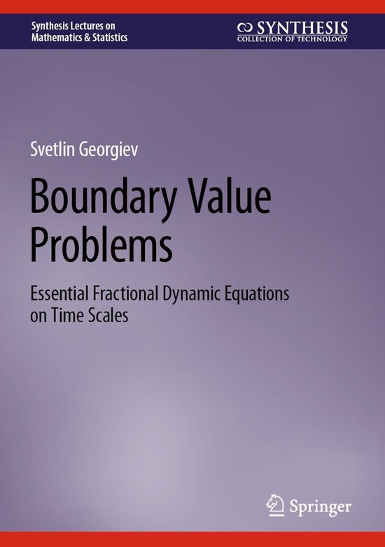 Synthesis Lectures on Mathematics & Statistics- Boundary Val ... - cover