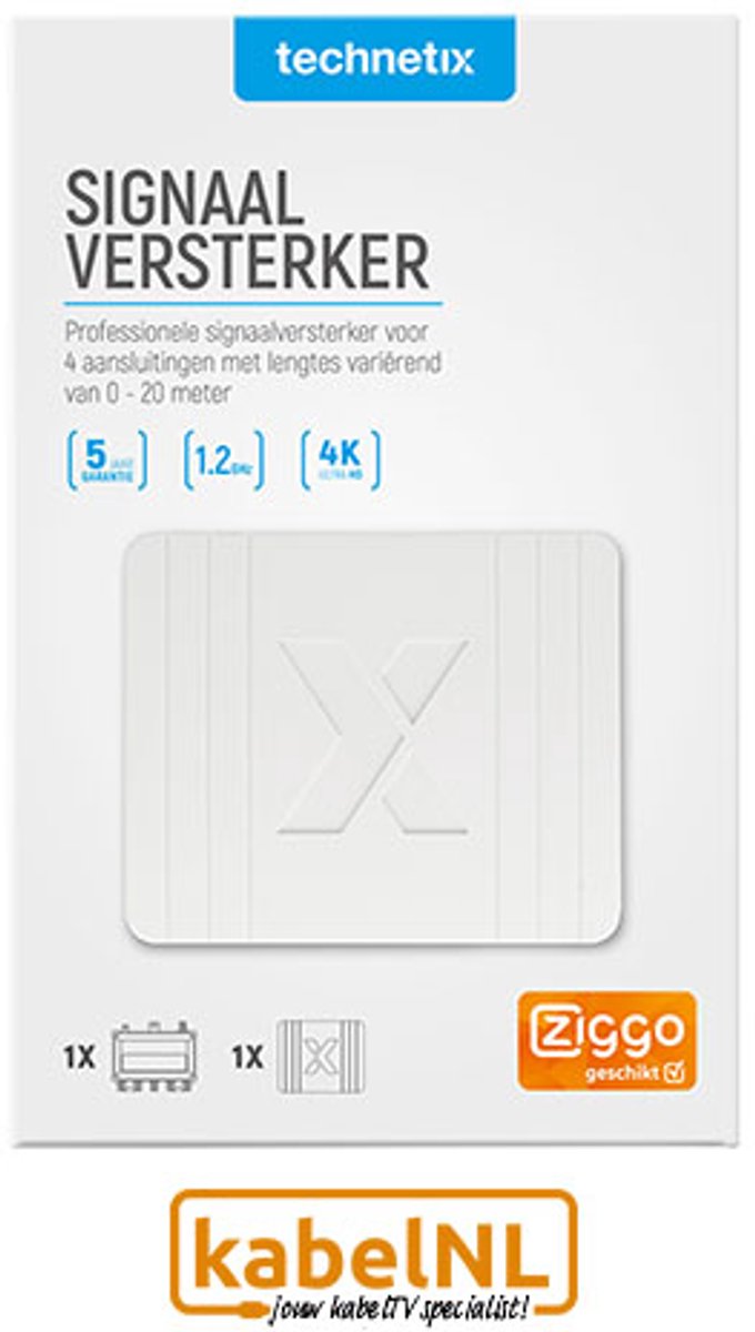 Technetix FRA-752X antenne versterker Ziggo geschikt