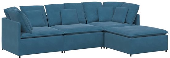 Module d'angle de canapé modulaire coussins gris foncé 100 cm