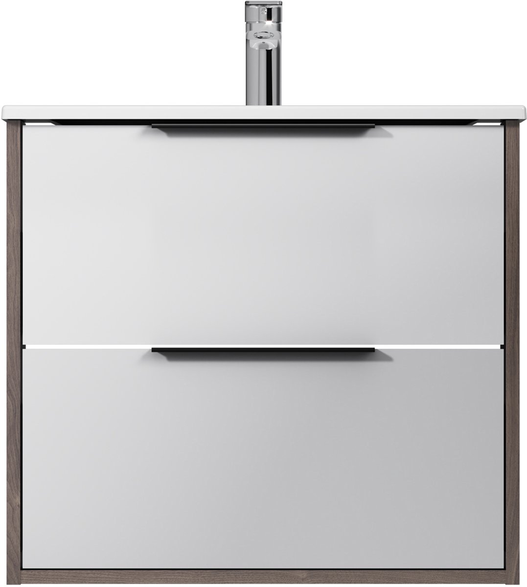 AM.PM Flash - Badkamermeubel met wastafel - 60 cm - 2 lades - Wastafelonderkasten