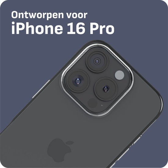Coque Cazy Soft GRS adaptée à iPhone 16 Pro - Transparente