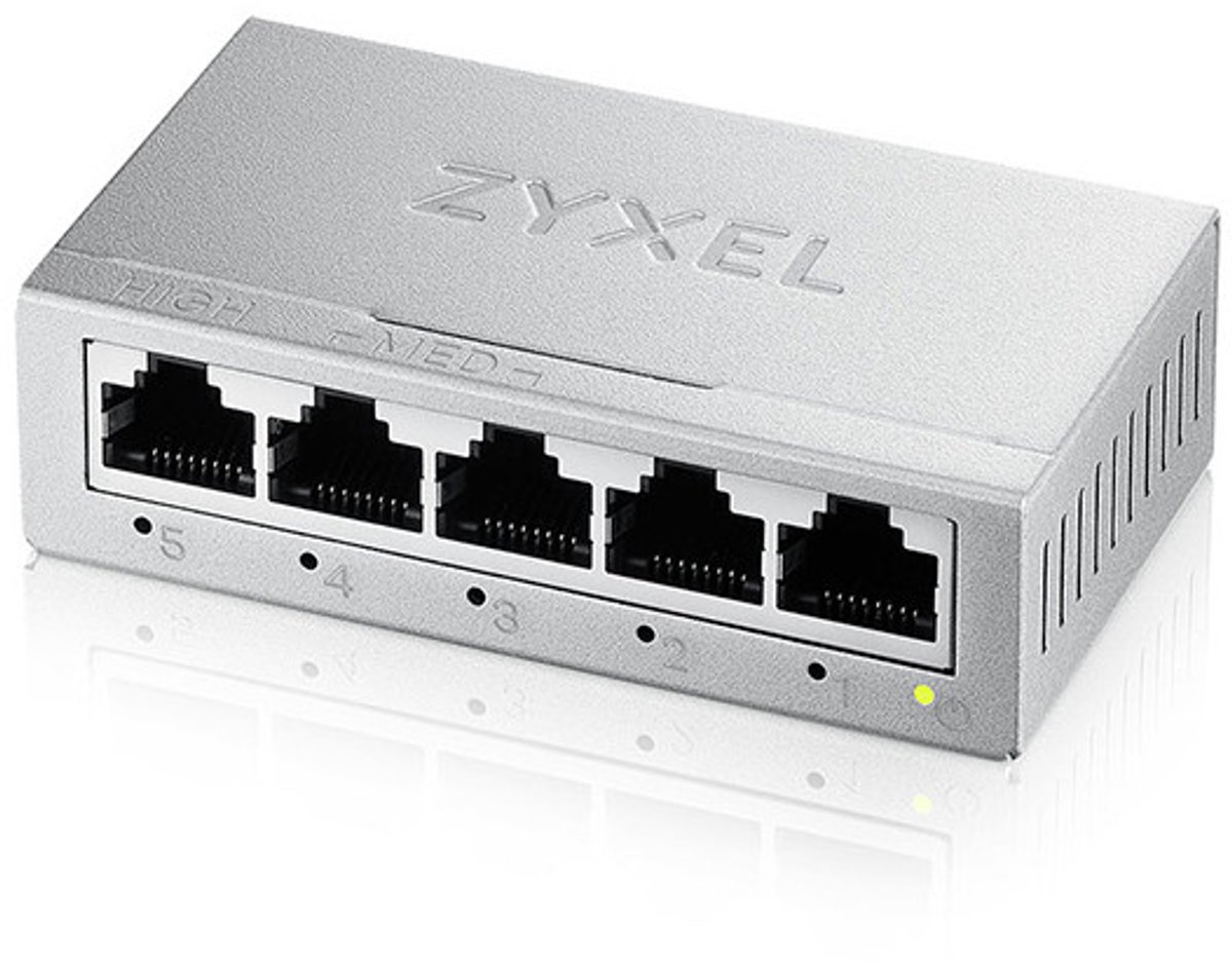 ZyXEL GS-105BV5-EU0101F GS-105B v5 Netwerk switch 5 poorten 2000 MBit/s