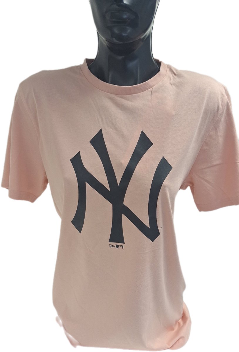 NEW ERA-YANKEE-TSHIRT-HONKBAL Roze