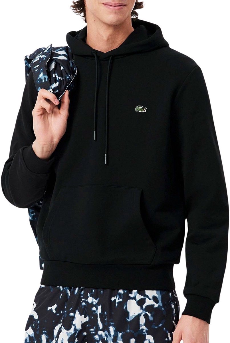 Lacoste Hoodie Heren Zwart