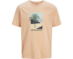 JACK&JONES JJBARBADOS TEE SS CREW NECK Heren T-shirt - Peach Parfait