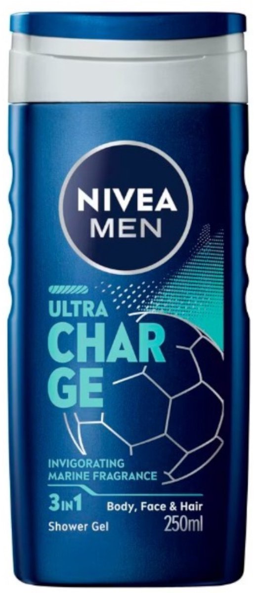 NIVEA Mannen douchegel - Ultra Charge 250 ml