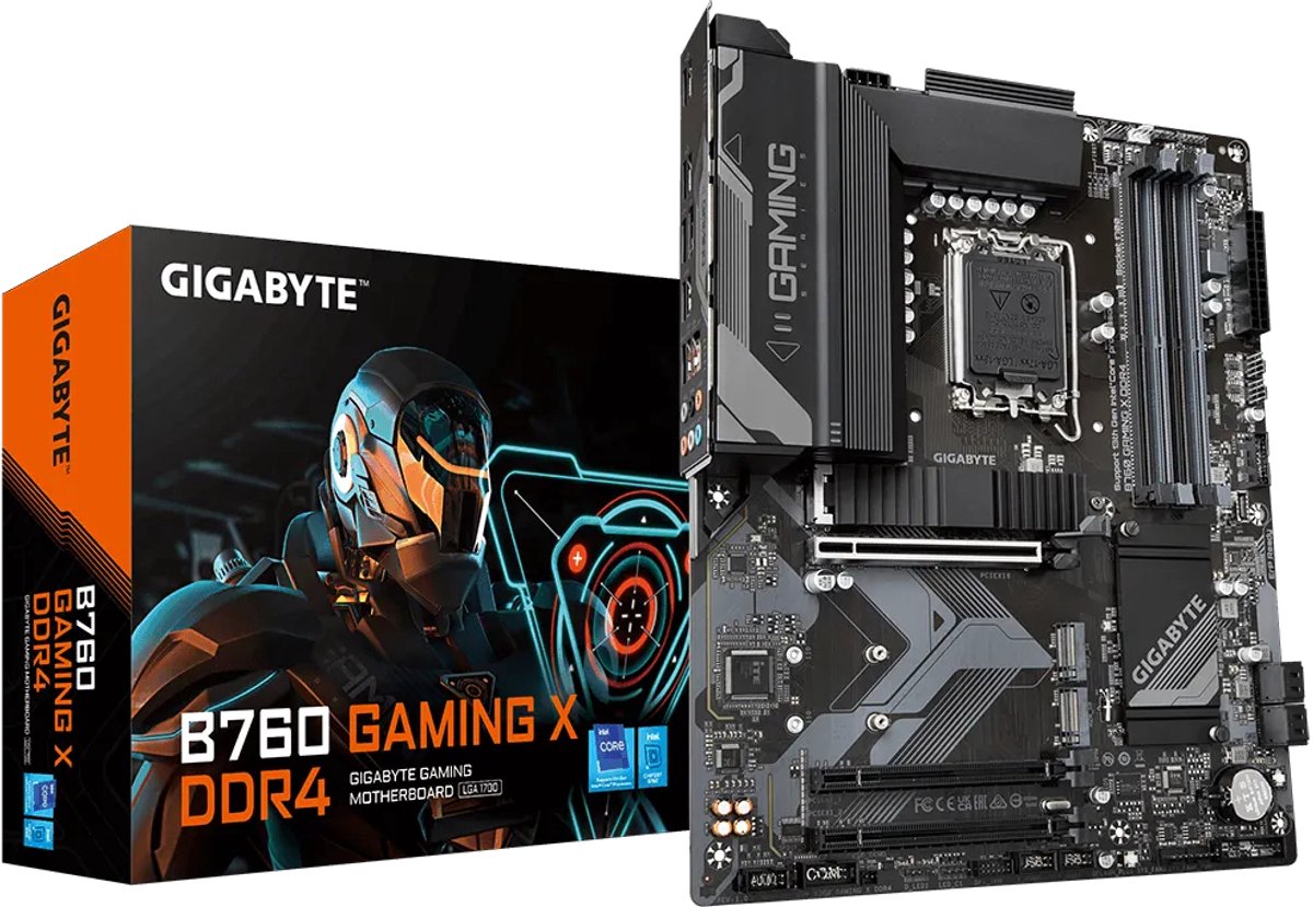 Gigabyte B760 GAMING X DDR4 - Moederbord - ATX - Socket LGA1700 - Intel B760 - DDR4