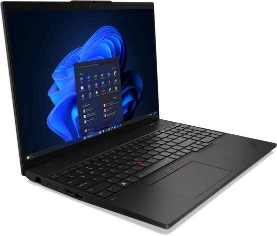 Lenovo ThinkPad L16 Gen 2 (Intel) Intel Core Ultra 7 255U Laptop 40,6 cm (16") WUXGA 16 GB DDR5-SDRAM 512 GB SSD Wi-Fi 6E (802.11ax) Windows 11 Pro Engels Zwart - Lenovo - Hoofdafbeelding