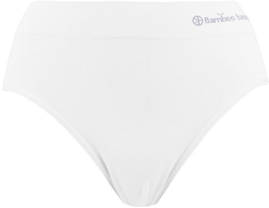 Witte naadloze slip van Bamboo Basics.