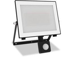 Philips Lois floodlight - Zwart - 50W - Helder warm licht; 3000K - Bewegingssensor - Verstraler