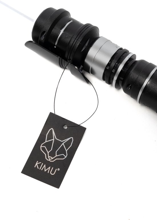 Sabre laser KIMU 2.0 66 cm - Sabre laser Space Star - Poignée Zwart Épée lumineuse LED Lampe colorée Bâton Lumières Star Colored Wars Festival