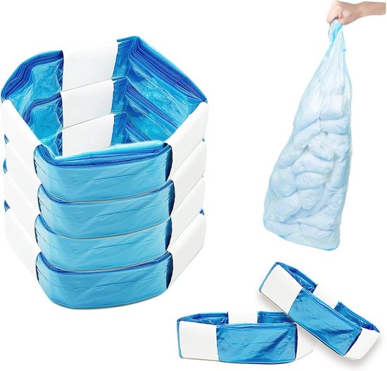 ANNTIM 10 stuks navulverpakking luiereters, 4,5 m luiervoerzak, navulzak voor luiers voor het bijvullen van luiereters Tommee Tippee