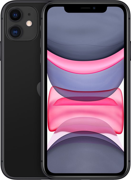 Apple iPhone 11 64GBブラック Apple iPhone 11 - 64GB - Dual camera - A13 Bionic-chip - Zwart | bol