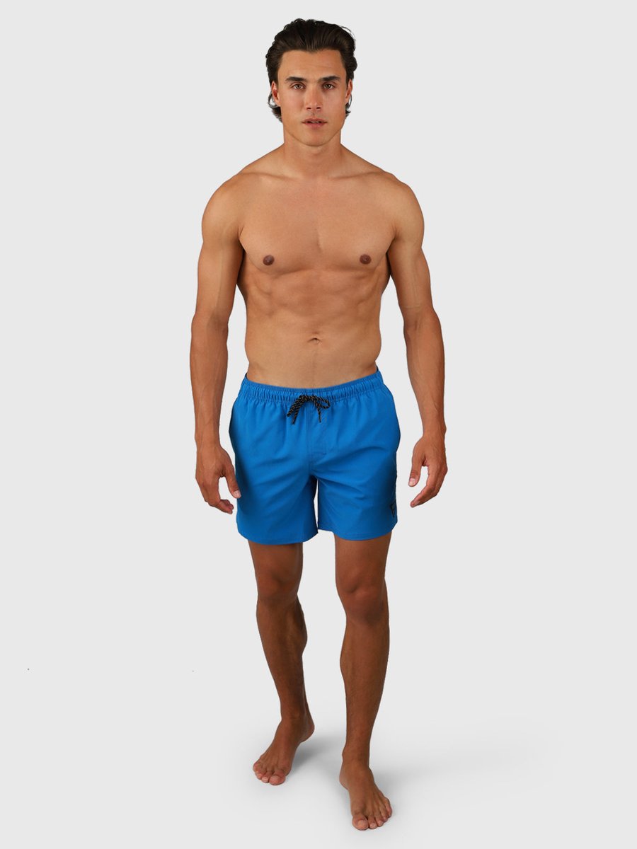 Brunotti Bru - conic Zwembroek Heren - Zwemshort met 4 - Way Stretch - Neon Blue — afbeelding 4