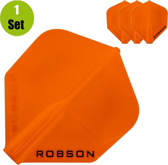 Bull's Robson Plus Flight Std. - Orange - Dart Flights van Bull's — afbeelding 4