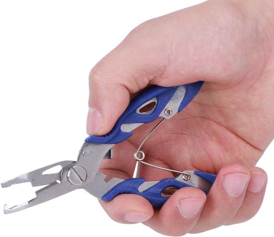 Multifunctionele vistang voor het knippen van vislijn en verwijderen van haken - vis tang met schaar - Vissen accessoire met vis verwijderaar — afbeelding 2