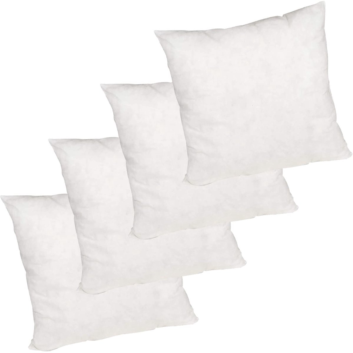 Ibenzoa® Set van 4 Luxe Hypoallergene Kussens met Zachte Siliconen Vulling en Onderhoudsvriendelijke Eigenschappen