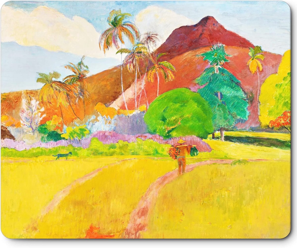 Kleurrijke Kunst Muismat voor PC en Laptop - Waterdicht en Antislip