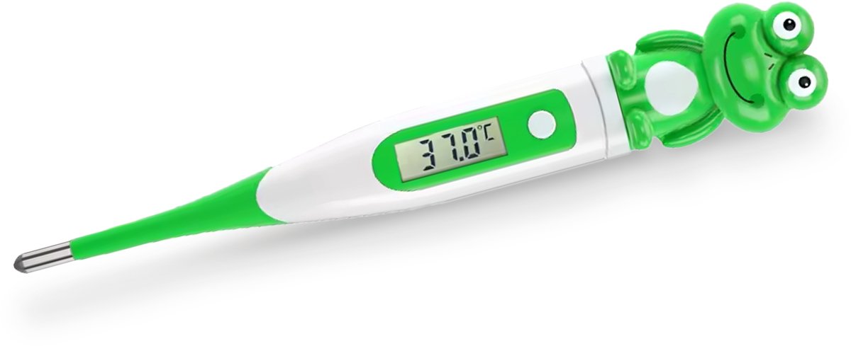 Babydrogist digitale Baby Thermometer met flexibele tip - Rectaal, oksel & oraal - Kikker — cadeau in Cadeau-ideeën - foto 5