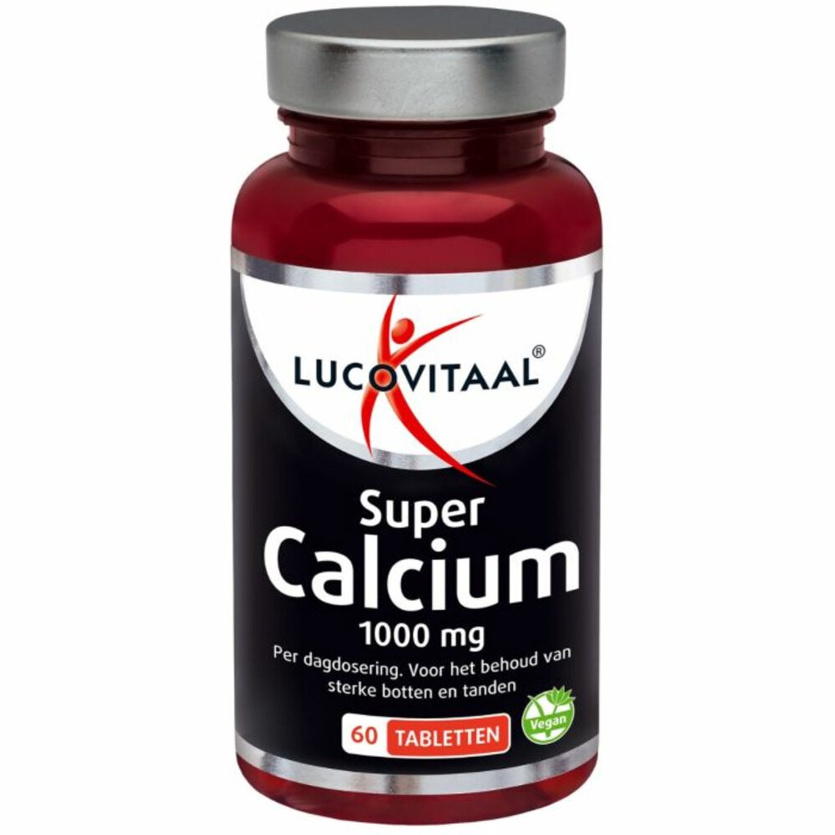 Lucovitaal Super Calcium 1000 mg - 2 x 60 tabletten - Voordeelverpakking — afbeelding 1