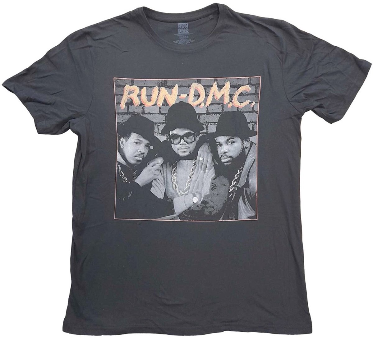 Run DMC - B&W Photo Heren T-shirt - 2XL - Zwart