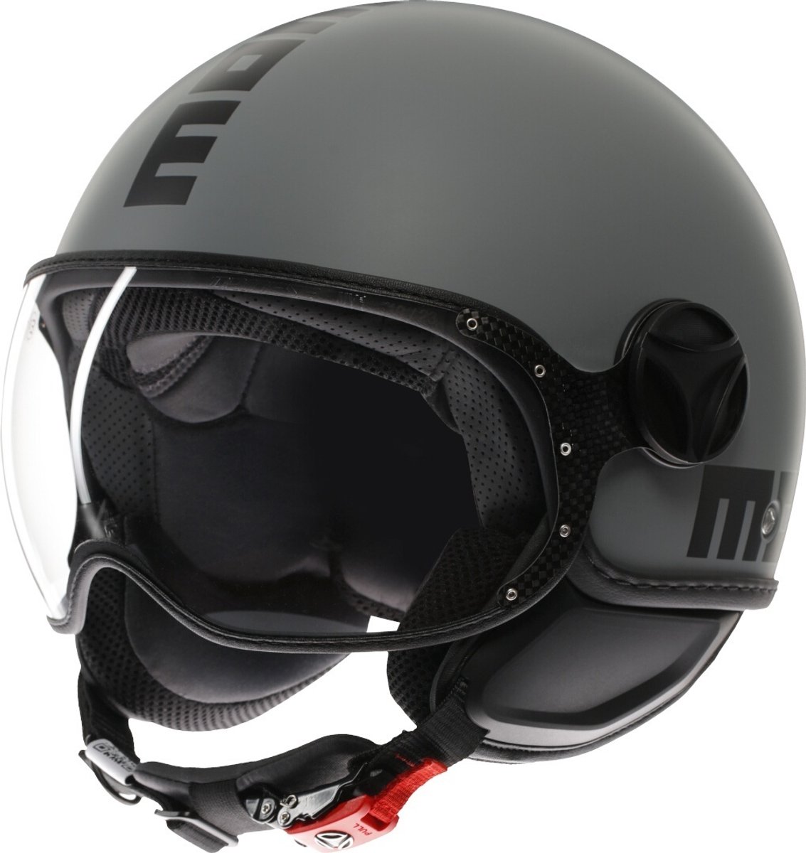 Momodesign FGTR Classic Mono Mat Grijs Jethelm - Maat XL - Helm